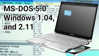 Multibooting Windows 110 Part 2  MSDOS 50 Windows 104 and 211 [upl. by Bright]