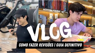 vlog  como fazer revisões um guia definitivo federal de medicina [upl. by Marko]