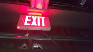 Exit Sign Setup 1 [upl. by Eniawd631]