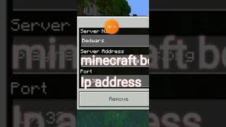 minecraft bedwars server Ip address best bedwars server [upl. by Dellora]