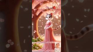 beautiful pregnant cat lady❤️❤️cat funny shorts cute story love senakirkiz AiCat7 aiart ai [upl. by Anire]