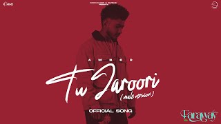 Tu Jaroori  Amber Full Audio  Hymms Music  Punjabi new Song 2024 [upl. by Vallie]