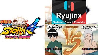 Rock Lee VS Kimimaro  Naruto Storm 4 de Switch Emulador Ryujinx no PC [upl. by Schlenger]