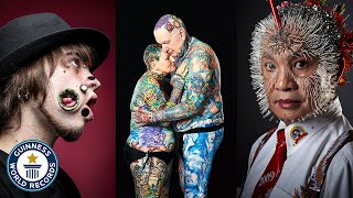 UNBELIEVABLE Body Mods  Guinness World Records [upl. by Helfand146]