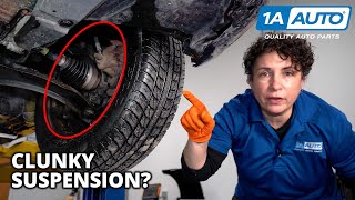 Clunking noise coming from the front of your car or truck Steps to identify suspension issue [upl. by Notak]