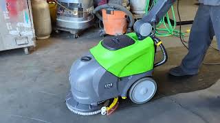 2019 Gansow IPC Eagle CT15 Walk Behind Floor Scrubber 14quot Brush 115V [upl. by Yanel678]