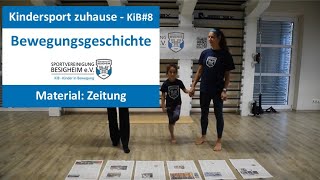 Kindersport zuhause  KiB 8 „Ein Tag mit den Postboten“ Bewegungsgeschichte [upl. by Luzader]