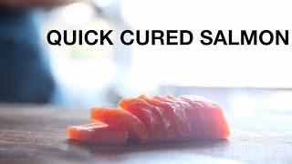 QuickCured Salmon Crudo Recipe • ChefSteps [upl. by Barina]