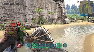 Winning on ARK Survival Evolveds Battle royal [upl. by Novaat783]