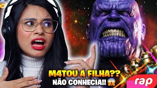 CONHECENDO THANOS 😱 Rap do Thanos Vingadores  O THANOS ESTÁ VINDO  7 Minutoz [upl. by Sillsby]