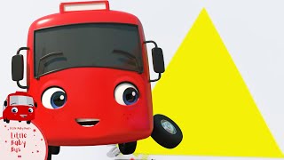 Buster Teaches Shapes for Kids  Red Buster Car Anime  Fun Kids Cartoon Video [upl. by Razid]