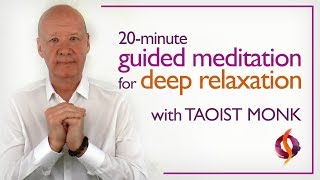 Simple Guided Meditation  Deep Relaxation with Taoist Monk  Wu Wei Wisdom [upl. by Idrahs]