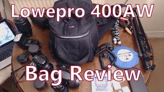 Lowepro Flipside 400AW Photography Backpack Camera Bag Review [upl. by Rather]