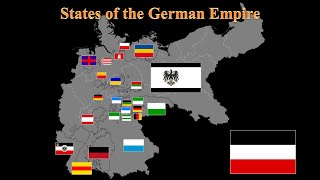 The 26 states of the German Empire [upl. by Ivanna]