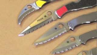 Spyderco Fully Serrated Knives SS Handles [upl. by Leval]