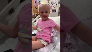 Brave Girl Cuts Her Own Hair Before Starting Chemo 💕 [upl. by Erdnaet]