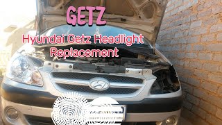 Hyundai Getz Headlight Replacement [upl. by Tarabar67]