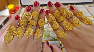 অসংখ্য বিদেশি সোনার আংটির ডিজাইন ও দাম জানুন😍  Gold Finger Ring Design With Price 2023 [upl. by Berghoff642]