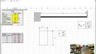 Excelde Hesaplama Örnekleri  Kiriş Hesabı [upl. by Larrisa483]