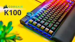 Corsair Went ALL OUT this time  K100 RGB Gaming Keyboard Review [upl. by Borreri]