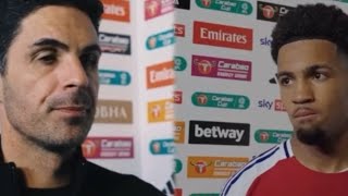 Mikel Arteta amp Ethan Post Match interview Arsenal 51 Bolton [upl. by Sarad]