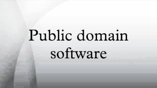 Public domain software [upl. by Salba]