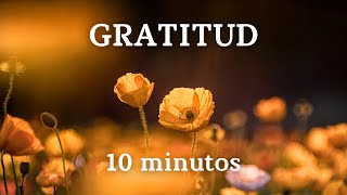 🌸Meditación Guiada de Agradecimiento 10 minutos  Afirmaciones de GRATITUD🌸 [upl. by Eniluj]