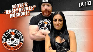 Sonya Deville quotJersey Devillequot workout  Celtic Warrior Workouts Ep 133 [upl. by Noizneb]