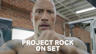 Project Rock On Set BEND BOUNDARIES  Dwayne Johnson Under Armour Campaign [upl. by Reh]