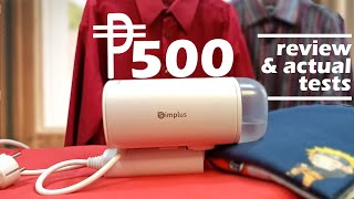 Simplus Steamer iron for Php 500 only  check muna bago bili [upl. by Risa]