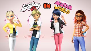 New Miraculous Ladybug 🐞 Popular Characters Makeover in Avatar World miraculousladybug videos [upl. by Enoob]