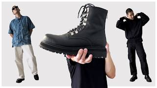 How to Look Good in Black Boots Orée NYC Infantry Combat Boots [upl. by Maynard517]