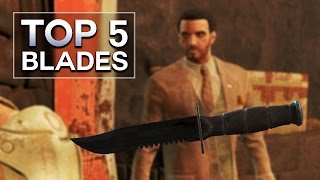 Fallout 4  Top 5 Blades [upl. by Atnahsal716]