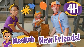 Blippi and Meekahs Friendship Adventure  4 HOURS OF MEEKAH  Educational Videos for Kids [upl. by Anirbus]