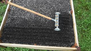 Using the FourRow Pinpoint Seeder In a Raised Garden Bed [upl. by Schear]