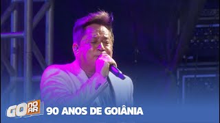 90 ANOS DE GOIÂNIA LEONARDO FAZ SHOW E CELEBRA ANIVERSÁRIO DA CAPITAL [upl. by Eilahs]