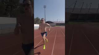 Karsten Warholm 400m hurdles practice [upl. by Aihpledalihp352]