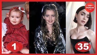 Lily Collins ⭐ Transformation From 1 To 35 Years Old [upl. by Ly666]