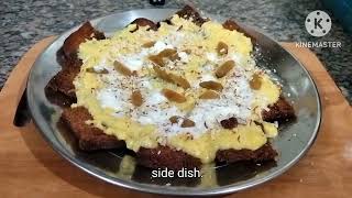 Shahi bread toast crancytukadasweet dish Bread toast [upl. by Berty]