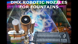 Unifire DMX Controlled Force Robotic Nozzle Water Cannon for Fountains [upl. by Miharbi240]