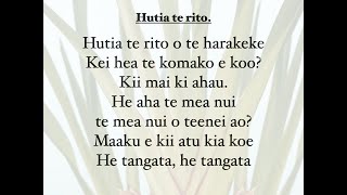 Māori Song  Hutia te Rito [upl. by Kilan960]