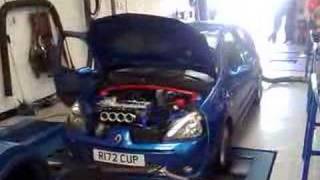 Clio 172 Cup On ITBS Rolling Road [upl. by Seta]