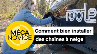 Tuto  comment bien installer des chaînes à neige [upl. by Phineas]