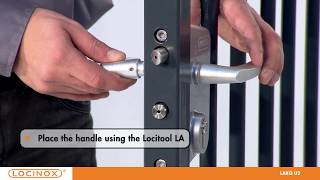 LAKQ U2 Gate Lock  Locinox Installation Video [upl. by Edmond]