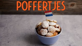 How to Make Poffertjes BiteSized Dutch Pancake Recipe [upl. by Azitram]