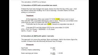 Diluted EPS Diluted Earning per Share DEPS IAS 33 Part 2 in Amharic [upl. by Nylisoj840]