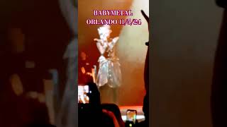 BABYMETAL Orlando 1152024 Hard Rock Live [upl. by Neelia452]