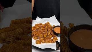 Crispy Potato Fries ASMR Cooking  shorts indianasmrworld asmr recipe fruitchaat crispyfries [upl. by Abramo]