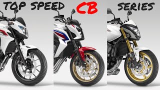 CB500F CB650F CB1000R  Top speed OLD Version [upl. by Pitzer]