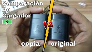 Cargador original vs copia de Marketplace Samsung [upl. by Ettigdirb]